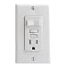 Leviton R42-08299-0AW Combination Single-Pole Switch and SmartLock PRO GFCI-Protected 15-Amp 125-Volt Outlet with Indicator Light, White