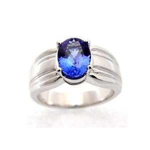 Tanzanite.com 14k White Gold Tanzanite Ring 2.00 TCW
