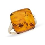 4 7 8 Carat Amber 14K Yellow Gold Ring