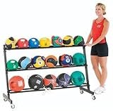 Three Tier Med Ball Rack, Weight Storage, Weight Lifting