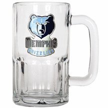NBA Memphis Grizzlies 20-Ounce Root Beer Style Mug - Primary Logo