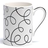 Review Whittard Of Chelsea  / Black and White Scribble Mug