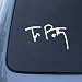 TOM PETTY - Vinyl Car Decal Sticker #1885 | Vinyl Color: White