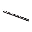 100PK PLASTIC COMB 1/2IN ROUND BACK 90SHT