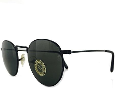 Classic Round Lennon Style Black Frame Sunglasses Vintage Retro Look - Awesome - NEW
