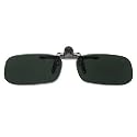 Strong Polarized Clip-On Flip-Up Sunglass Clips - True Rectangle