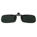 Strong Polarized Clip-On Flip-Up Sunglass Clips - True Rectangle