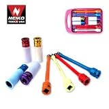 Premium Wheel Torque Extension Bar and Thin-Wall Socket Set