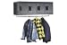 Flush Front Locker 4 Person Wall Unit 45x18x12 4 Doors Ready To Assemble Gray
