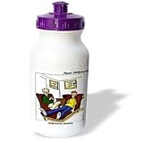 Londons Times Funny Medicine Cartoons - Jung And Restless - Water Bottles