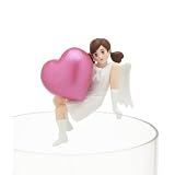 コップのフチ子 ハートチョコ ［6.ハートキューピッドのフチ子(ホワイト)］(単品)