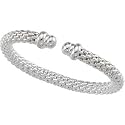 7.25 mm Hollow Popcorn Cuff Bracelet