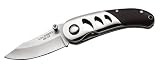 Produkt-Bild: 15,3cm Einhandmesser mit Edelstahl-/Pakkaholz-Heft