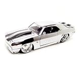 1969 CHEVROLET CAMARO 1:24 JADA CHROME DIECAST MODEL