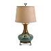 Gradient Teal & Golden Brown Ceramic Table Lamp on Display Stand 30