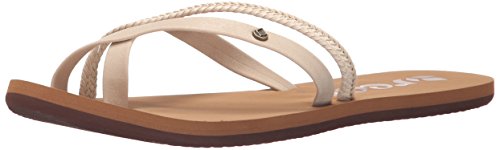 Reef Women's O'Contrare LX Flip Flop, Cream, 8 M US