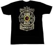 ZION ROOTSWEAR - Tuff Gong Label - Black T-Shirt