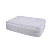 Intex Foam Top Rising Comfort Queen Airbed w/ Built in pump & Wireless Remote Control
