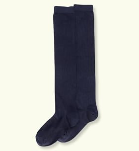 2 Pairs Of Older Girls' Cotton Rich Over The Knee Socks