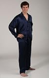 Men's 100% Silk Pajamas Set, Exclusive Sleepwear by Mystic Clothing