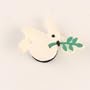 Dove with Branch Snap Together Shoe Charms