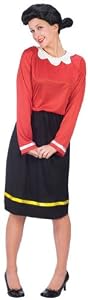 Ladies Olive Oyl Halloween Costume (Size: 2-8)