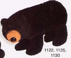 Bear, Standing, Black, 9 in.