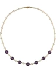Freshwater Cultured Pearl & Amethyst Necklace
