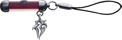 BICO AUSTRALIA JEWELRY (MB3) - Pink Phone Accessory with Mini E-Pendant - Comes with a Generic 18 inch (to 20in) Adjustable 4mm Black Rubber Necklace.