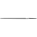 Nicholson Hand File with Handle (Carded), American Pattern, Single Cut, Round, Coarse, 8" Length