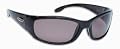 Guideline® Pro Kingfisher Sunglasses Shiny Black Frame / Deepwater Gray Lens