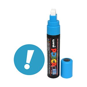 Uni Pc-17K Posca Markers L Blu