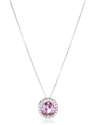 Kalan by Suzanne Kalan Small Round Pink Topaz Necklace