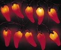 Red Peppers Fun Party String Lights (SJ)