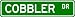 COBBLER Street Sign ~ Fishing ~ Great Fish Sign for your Lodge, Gameroom, Basement, Garage, Barn