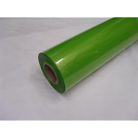 10m x 80cm Roll Tinted Lime Green Cellophane Wrap. Florist Quality Bouquet / Gift / Hamper / Basket Wrapping