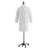 Coat, Lab, Men's, Wht, Full, Knot Button, 46