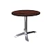 OFM FT36RD-MAHOGANY 36 Inch Round Flip-Top Multi-Purpose Table-Mahogany