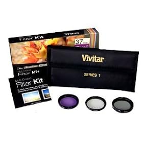 Vivitar 3 Pc Filter Kit 52MM Uv cpl fdl by