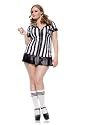 3PC Football Rugby Official Referee Sexy Plus Size Holiday Costumes