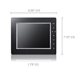 Samsung SPF-85V 8-Inch Wireless Internet Photo Frame USB Mini-PC Monitor w/64MB Memory (Black)