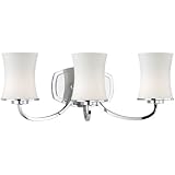 Eurofase 19406-015 Dorado 3-Light Bath Bar, Chrome