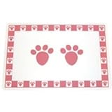 Pink Pet Paws Placemat