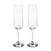 Orrefors Amor Vincit Omnia Champagne Flute Pair