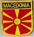 Country Flag Embroidered Patch T7 - Macedonia