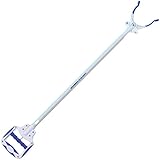 Grabber Buddy Innovative Reacher Tool, White, Blue, Aluminum, 30 Inch