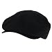 New Cotton Linen Duck Bill Lined Ivy Cab Cap Hat Medium Large Black