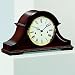Kieninger 1259-23-01 Classic Collection Key-Wind Movement AEL04 Mantel Clock Antique Walnut Case