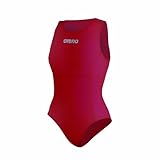 Arena Girl's Mission Youth Water Polo Swimsuit, Red, 24