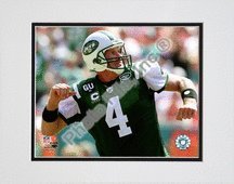 Photo File New York Jets Brett Favre Celebration 11x14 Double Matted Photo